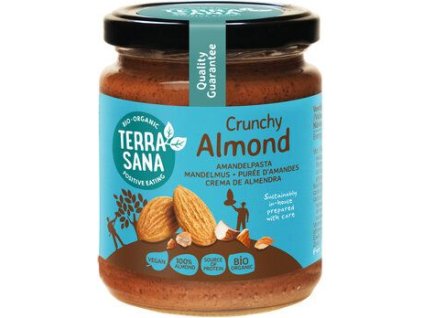 Terrasana Unt de migdale crocant 250g organic