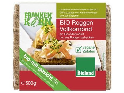 Frankenkorn Mehrkorn Roggenbrot 500g Bio