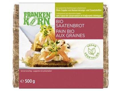 Frankenkorn Viaczrnný chlieb so semienkami 500g bio