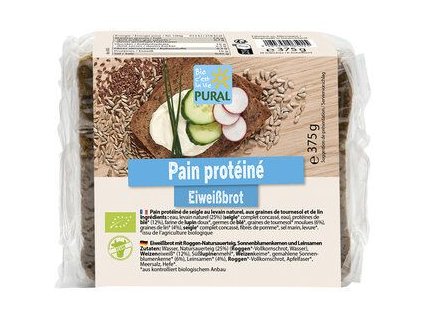 Pural Proteinový chléb krájený 375g bio