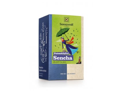 Čaj zelený porc. dvoukom. Povznášející Sencha 21,6g BIO SONNENTOR