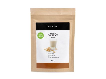 Napój owsiany 100% instant. proszek 210g BIO HEALTH LINK