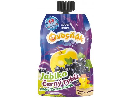 Ovocný mošt Jablko-Černý rybíz Ovocňák 200 ml