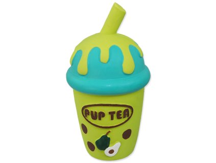 Dog Fantasy Latex Tea Cup Toy with Sound Green 15cm