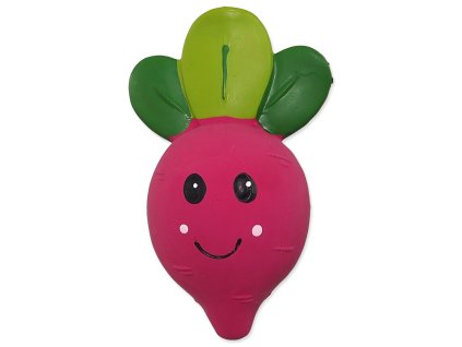 Dog Fantasy Latex Vegetable Beetroot Toy with Sound 14cm