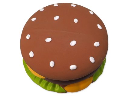 Dog Fantasy Latex Hamburger Toy with Sound 8cm