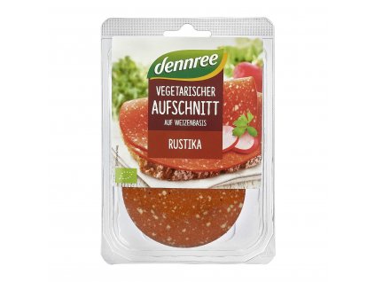 Salám vegetariánský Rustika 80 g BIO DENNREE