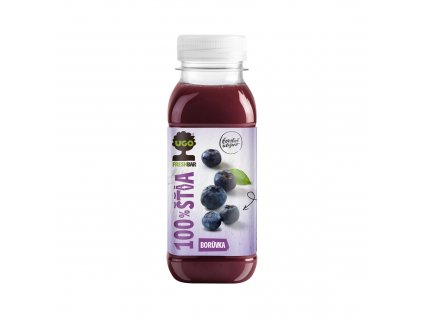 Šťáva 100 % borůvka 250 ml UGO