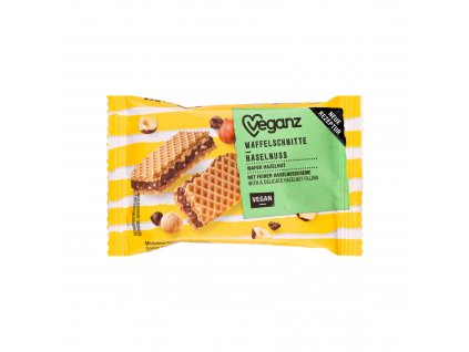Vafe cu umplutură de nuci 22 g VEGANZ