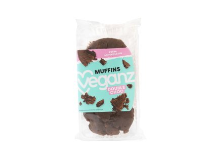 Brioșe cu cacao cu bucăți de ciocolată 150 g VEGANZ