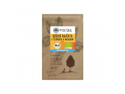 VERKAUF!!! Getrocknete Tomaten mit Knoblauch und Basilikum 20 g BIO IT´S NATURAL