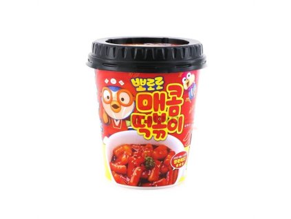 PORORO Instant Cup Topokki Korejský rýžový dort pikantní příchuť 120g