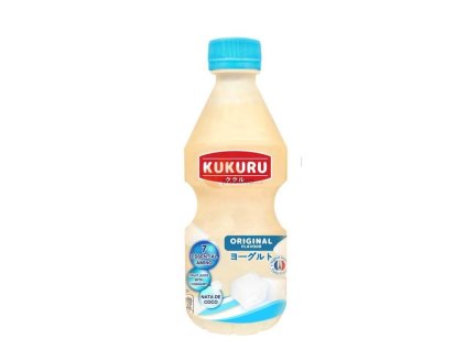 KUKURU Bílá hroznová šťáva s jogurtem a želé 280ml