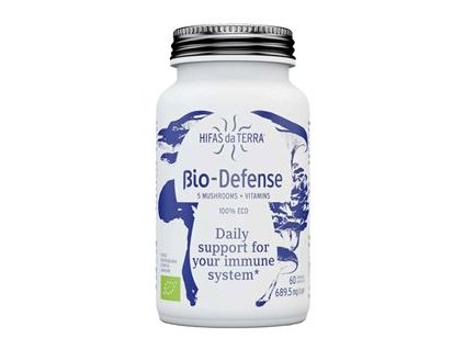 Bio-Defense 60 kapslí (Reishi, Shiitake, Maitake, Hlíva ústřičná, Hlíva máčková)