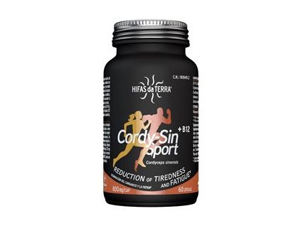 Cordy-Sin Sport + B12 60 kapslí (Cordyceps)