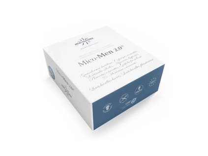 Mico-Men 300ml a 30 kapslí (Reishi, Hnojník, Shiitake, Žampion, Hlíva, Maitake, Hericium)