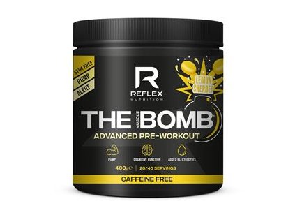 The Muscle BOMB Caffeine Free 400g lemon sherbet