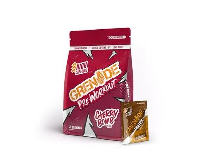 Grenade Pre-Workout 330 g-os cseresznyebombák