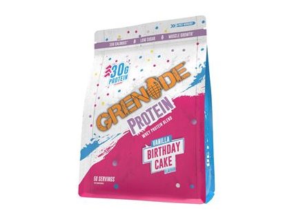 Grenade Whey Protein 2kg vanilla birthday cake