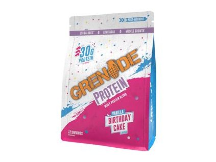 Grenade Whey Protein 480 g vaníliás születésnapi torta