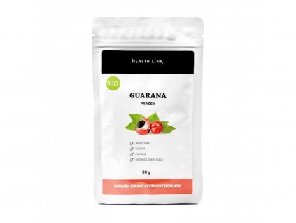 Prášek Guarana 80g BIO HEALTH LINK