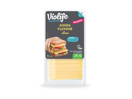 Plátky s příchutí GOUDA - 6 plátků - VEGAN - Violife 100g