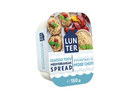 Pomazánka tofu SEAFOO mediterranean spread s rajčaty a mořskými řasami - Lunter 150g