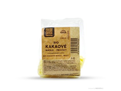 Máslo kakaové pecičky 100 g – BIO PROVITA