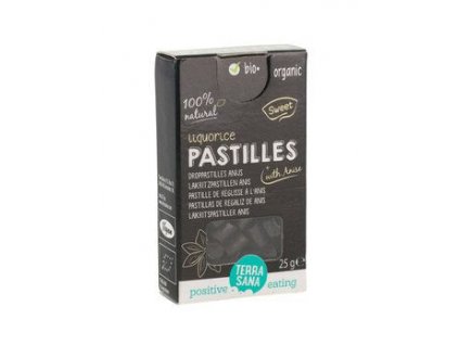 Terrasana Pastylki lukrecjowe anyżowe 25g organiczne