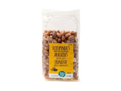 Terrasana Roasted Salted Peanuts 250g Organic
