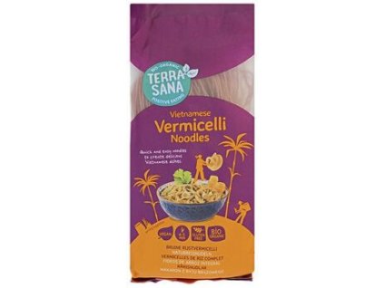Taitei de orez brun Terrasana Vermicelli 250g bio