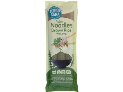 Makaron ryżowy Terrasana z brązowego ryżu z wakame 250g ekologiczny