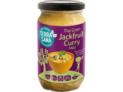 Terrasana Thai green curry sauce with jackfruit 300g organic