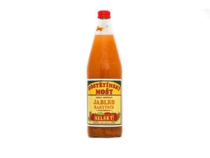 Apple cider with sea buckthorn 0.75l BIO MOŠTÁRNA HOSTĚTÍN