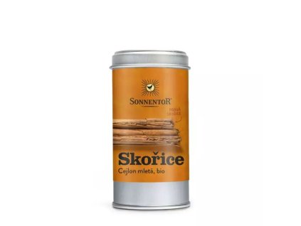 Condimente Scorțișoară măcinată - tip Ceylon, borcan 40g BIO SONNENTOR