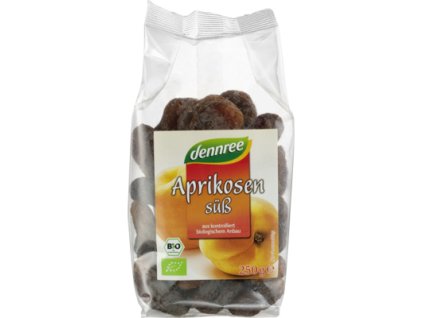 Dennree Dried sweet apricots 250 g organic