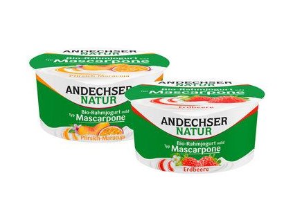 Andechser Natur Cremiger Joghurt 2 Sorten 2x150g Bio