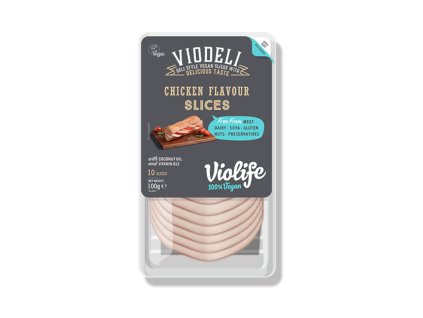 Viodeli - Plátky s kuřecí příchutí - Violife 100g