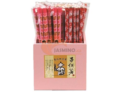 TOKYO DESIGN Dětské hůlky v růžové krabici 1 pár