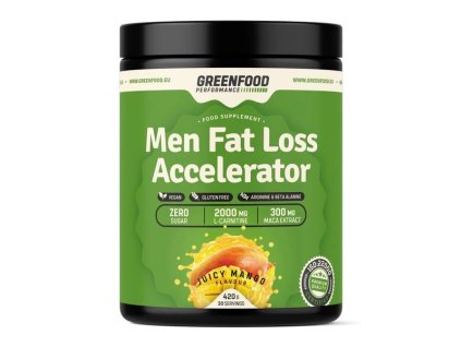 Men Fat Loss Accelerator mango bezl. 420g GREENFOOD
