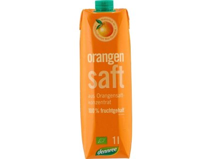 Dennree Orangensaft aus Konzentrat 1 l Bio