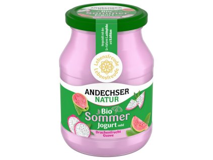 Andechser Natur SEASONAL Yogurt dragon fruit and guava 500g organic