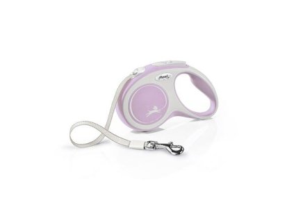 Flexi New Comfort pásek, růžová (Velikost flexi New COMFORT pásek S: délka 5 m, do 15 kg)