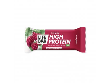 Tyčinka Lifebar proteinová s malinami 40 g BIO LIFEFOOD