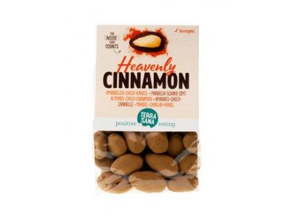 Terrasana Almonds in milk chocolate with cinnamon 150g organic