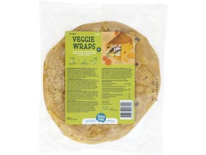 Terrasana Piadina z dynią i marchewką 6 szt. 240g ekologiczne