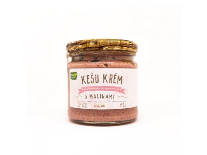 Crema de caju cu zmeura fara lapte. 190g DOAMNE. NUCI