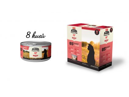 ACANA CAT PATE BEEF 8 x 85 g