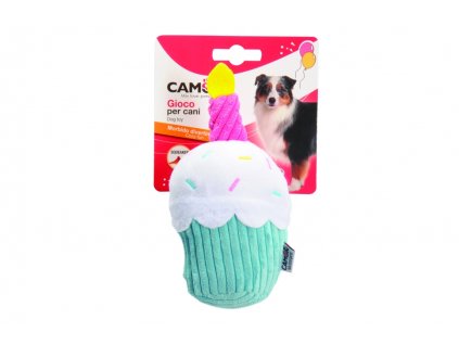 Pfeifendes Cupcake-Spielzeug 16 cm