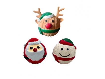 TOY SNOWMAN, SANTA, REINDEER MIX 1 pc 7 cm
